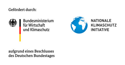Logo der Nationalen Klimaschutzinitiative (NKI) des Bundesministeriums für Wirtschaft und Klimaschutz (BMWK)